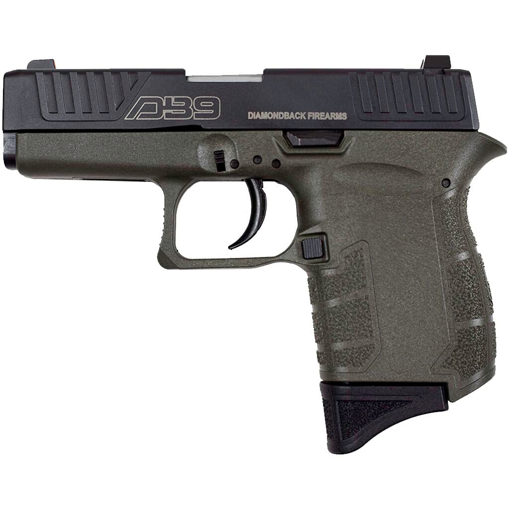 DIAMONDBACK FIREARMS DB9 GEN IV 9MM BLK/ODG 3" 6+1