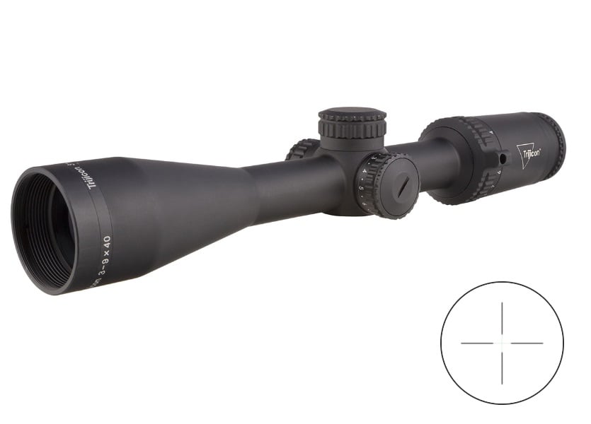 TRIJICON CREDO 3-9X40 BLK 1" DUPLEX GRN