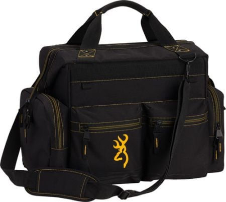 BROWNING RANGE BAG W/CARRY - STRAP 18"WX12.5"HX11"D BLACK