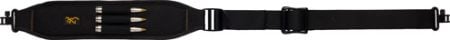 BROWNING SLING W/CARTRIDGE - LOOPS PADDED W/QD SWIVELS BLK