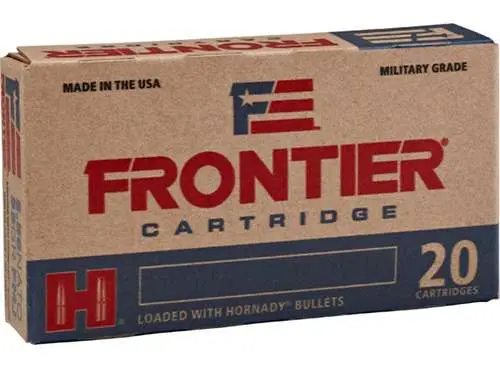 HORNADY FRONTIER 5.56 55GR FMJ 20RD BX 500RD CASE - Image 5
