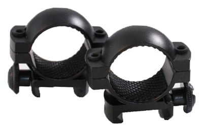 TRADITIONS RINGS 1" WEAVER - MEDIUM MATTE BLACK