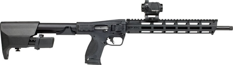 S&W M&P FPC 9MM W/ CTS RED DOT - 16.25" 1-17RD 2-23RD MAGS BLK