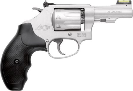 S&W 317 AIRLITE 22LR 3" AS - SS 8-SHOT HI-VIZ RUBBER