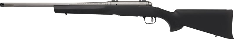 SAVAGE 110 TRAIL HUNTER LITE< - 350 LEG 18" TUNGSTEN/BLK HOGUE - Image 2
