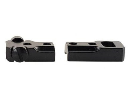 Leupold 2-Piece Standard Steel Base - Windage Adj Screws - Remington 541 Browning T-Bolt Knight Gloss Black