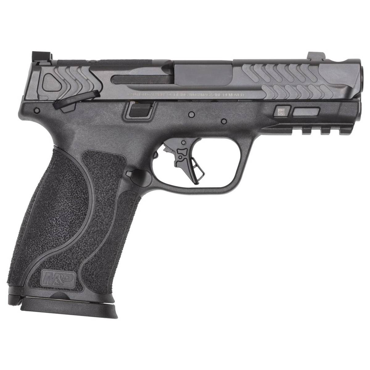 S&W PC M&P 10mm M2.0 Carry Comp Handgun 10mm Auto 10rd Magazines(2) 4" Barrel OR Thumb Safety Black Compliant