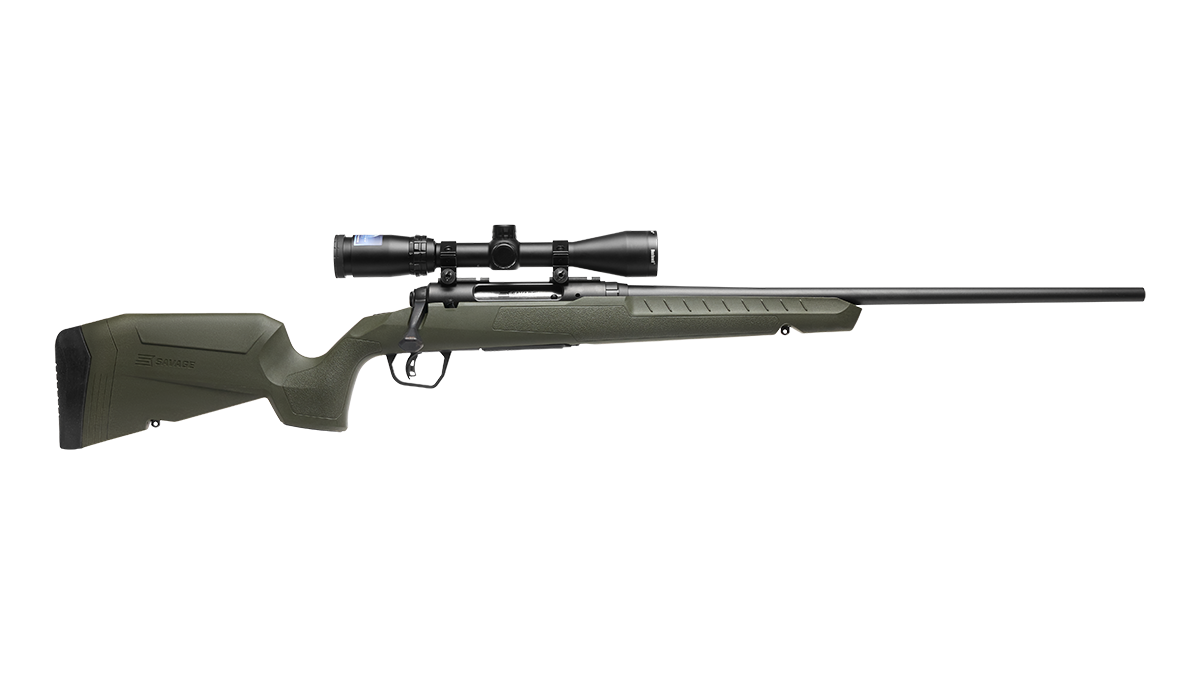 SAVAGE GEN2 AXIS II XP COMPACT 243 WIN RIFLE ODG SYNTHETIC W/SCOPE