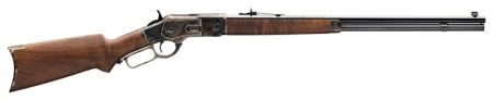 WINCHESTER 1873 SPORTER 45LC - OCTAGON/BLUED 24" CASE-COL PG