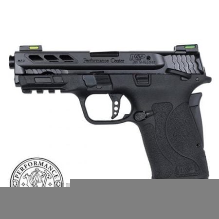S&W Performance Center M&P 380 SHIELD EZ M2.0 Handgun .380 Auto 8rd Magazine 3.8" Black Ported Barrel