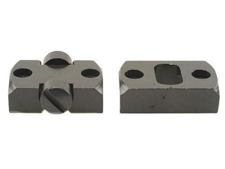 Weaver 2-Piece Grand Slam Steel Dovetail Scope Base - CVA Round Receiver Black