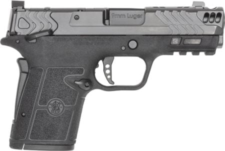 S&W EQUALIZER PC CARRY COMP - 3.675 9MM OPTICS CUT TS BLACK