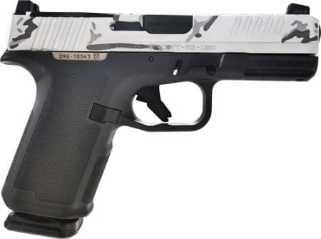 RUGER RXM 9MM LUGER 4" ADJ - 15-SHOT WHITE CAMO SLIDE