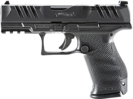 WALTHER PDP COMPACT 9MM 4" FS - 15-SHOT BLACK POLYMER FRAME