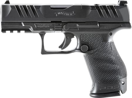 WALTHER PDP COMPACT OR 9MM 5" - 10-SHOT BLACK POLYOMER FRAME