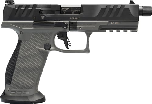 WALTHER PDP OR PRO SD 9MM 5.1" - 18-SHOT GRAY POLYOMER FRAME