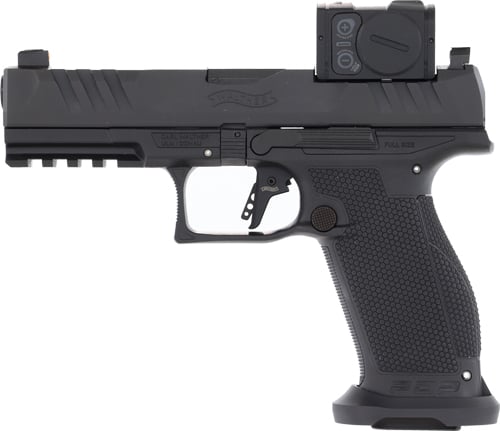 WALTHER PDP PRO ACRO INSTALLED - 9MM 4.5" 10-SHOT BLACK FRAME - Image 2