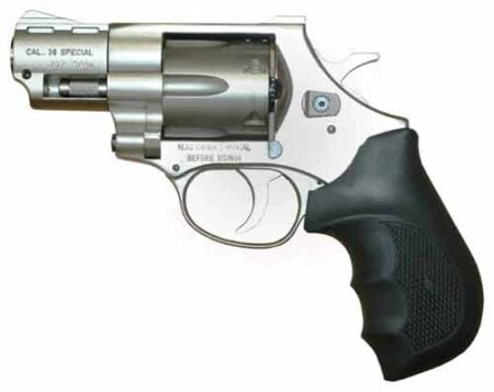 EAA WINDICATOR 357MAG 2" FS - NICKEL BLACK SYNTHETIC GRIPS