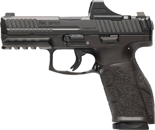 HK VP9A1 X W/ HOLOSUN SCS 9MM - 4.09" 1-17RD 1-20 MAG BLACK