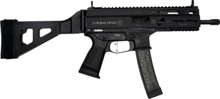 GRAND POWER STRIBOG SP9A3 9MM - 8" BBL 30 RD MAG W/BRACE BLK