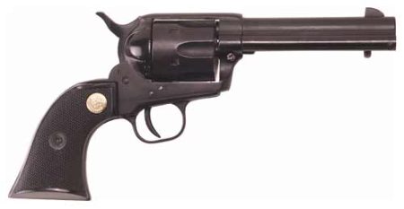 CIMARRON PLINKERTON 22LR - FS 4.75" MATTE BLACK PLASTIC