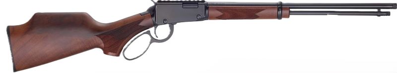 HENRY H1 SPORTER LEVER RIFLE - 22WMR 18.5" BLUED WALNUT