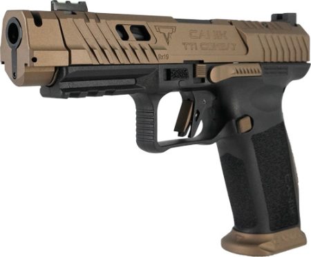 CANIK TTI COMBAT 9MM 4.6" BBL - OR FS 2-18RD MAGS BLACK