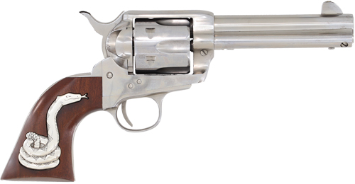 CIMARRON MAN W/NO NAME 357 MAG - FRONTIER 4.75" SILVER SNAKE - Image 2