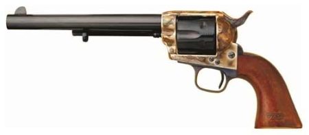 CIMARRON 7TH CAVALRY 45LC - FS 7.5" CC/BLUED WALNUT
