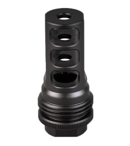 SILENCERCO ASR MUZZLE BRAKE 3/4X24 .46CAL