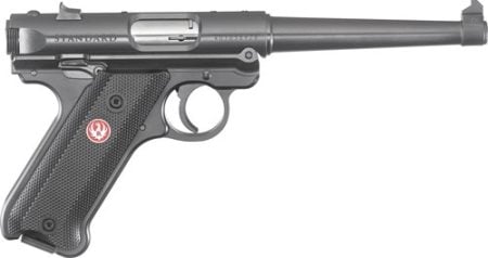 RUGER MARK IV STANDARD 22LR - 6" FIXED SIGHT SYNTHETIC