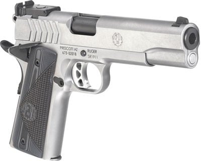 RUGER SR1911 TARGET 9MM 9-SHOT - STAINLESS G10 GRIPS - Image 2