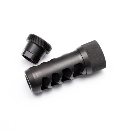 Area 419 Sidewinder Magnum Self Timing Muzzle Brake 30 cal Black Nitride 5/8-24