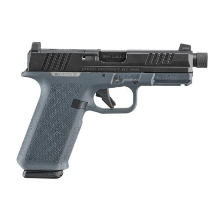 Ruger RXM Handgun 9mm Luger 17rd Magazines (2) 4.5" 1/2x28 Threaded Barrel Grey OR