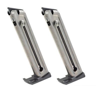 Ruger Handgun Magazine Black 2-Pack for Mark IV 22/45 & Mark IV 22/45 Lite .22LR 10/rd
