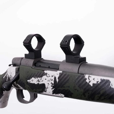 Weatherby Vanguard 2-Piece Lightweight Scope Mount 1" Low Black