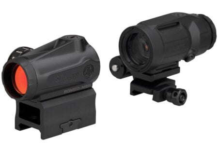 SIG SAUER ROMEO MSR G2 2MOA COMBO KIT, JULIET5 MCRO 5X24MM MAGNIFIER