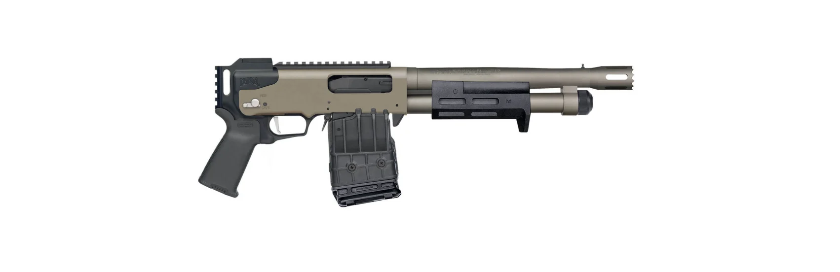 MOSSBERG 590RM PROFESSIONAL NFA BREACHER 12G SHOTGUN 11.5" CHISEL PISTOL GRIP TUNGSTEN/BLK 5+1