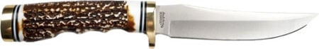 UNCLE HENRY KNIFE NEXT GEN - STAGLON 5" BLADE W/LTHR SHEATH