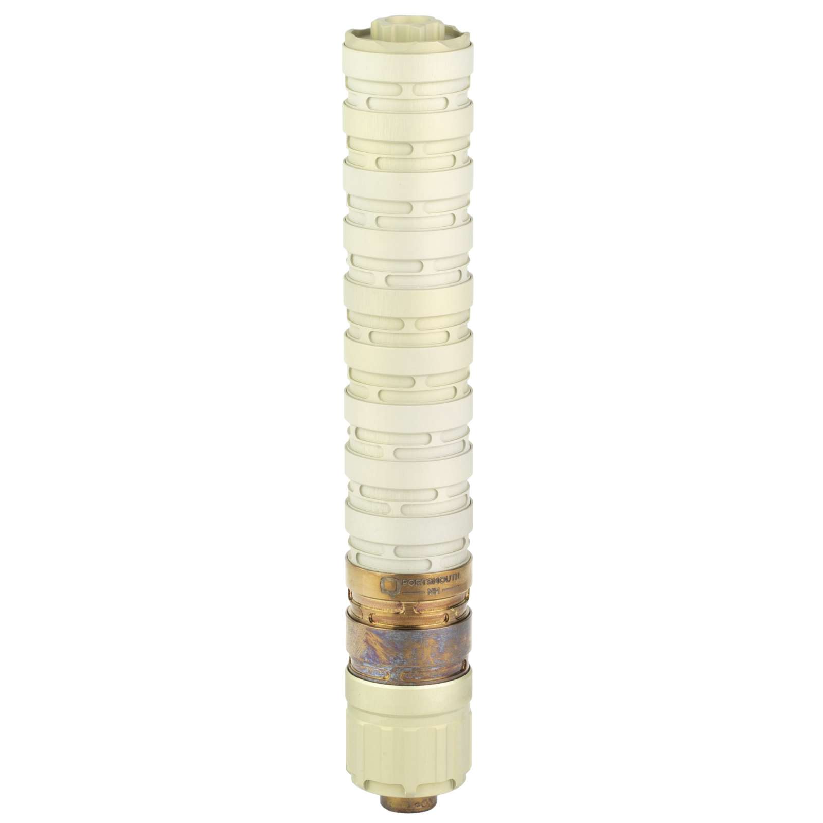 Q ERECTOR 9 SUPPRESSOR 9MM MODULAR ALUMINUM, SS BLST BAFFLE, 1/2X28 SILVER