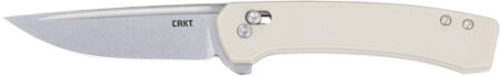 CRKT Q COMPACT 3.05" PLAIN - EDGE SAND CROSSBAR LOCK