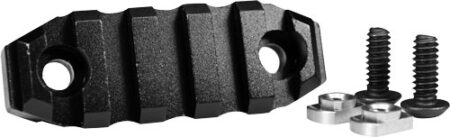 ODIN M-LOK 5 SLOT ACCESSORY - RAIL BLACK ALUMINUM