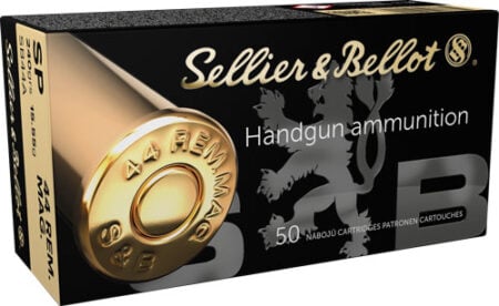 S&B 44 REM MAG 240GR JSP - 50RD 12BX/CS