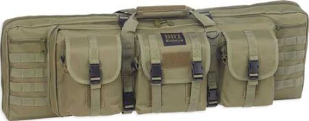 BULLDOG 37" SINGLE TACTICAL CS - 3 LARGE ACCESSORY POCKETS GRN