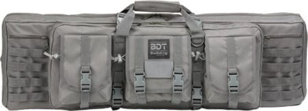 BULLDOG 37" SINGLE TACTICAL CS - 3 LARGE ACCESSORY POCKETS GREY