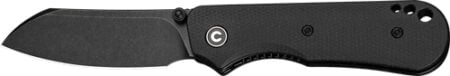 CIVIVI KNIFE CRABBY 2.7" BLACK - CANVAS MICARTA BLACK STONEWSH