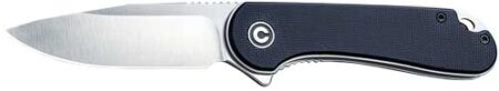 CIVIVI KNIFE ELEMENTUM 2.96" - BLACK G10/SATIN D2 LINER LOCK