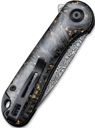 CIVIVI KNIFE ELEMENTUM 2.96" - SHREDDED CBN FBR/GOLDEN DMSCS