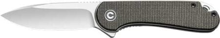 CIVIVI KNIFE ELEMENTUM 2.96" - GREEN MICARTA/SATIN D2 LNR LCK