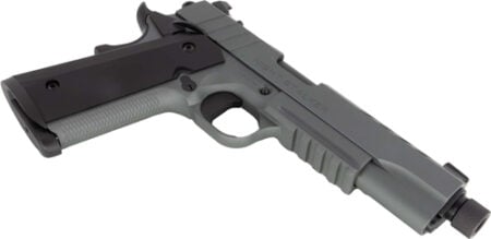 TISAS 1911 NIGHT STALKER 45ACP - 5" THREADED BBL 8RD BLACK/GRY